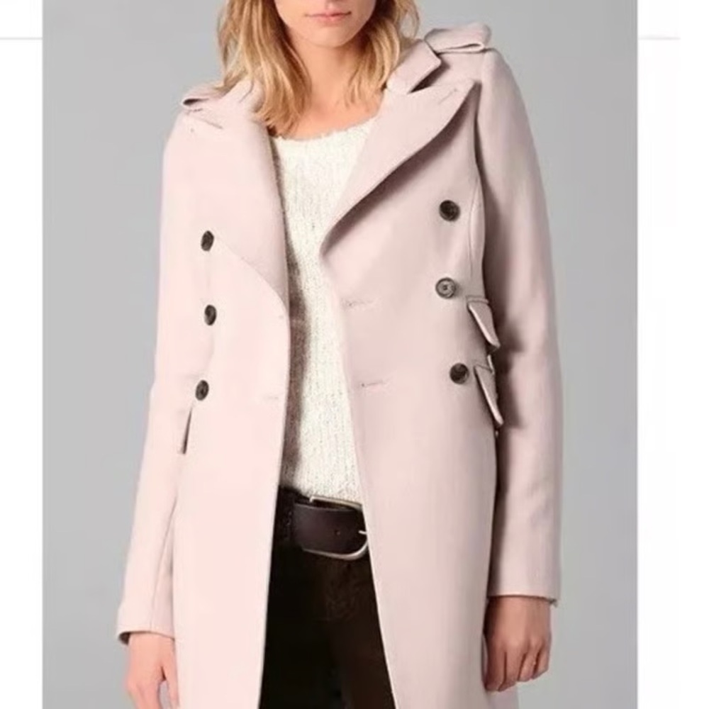 Smythe Blush Double-Breasted Women's Coat